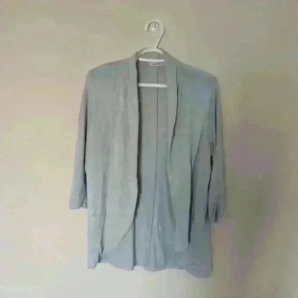 Ricki's,  3/4 sleeve, blue, cardigan, size Medium - Picture 9 of 10
